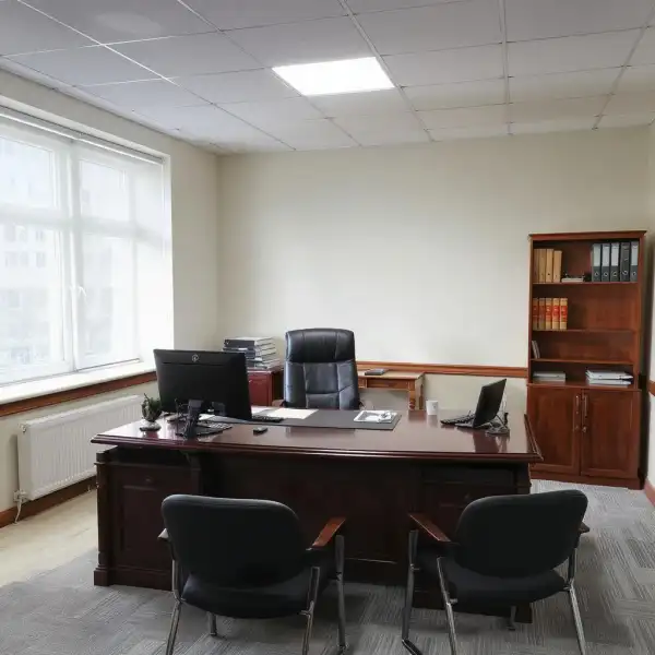 Кабинеты руководителей в офисе - после уборки